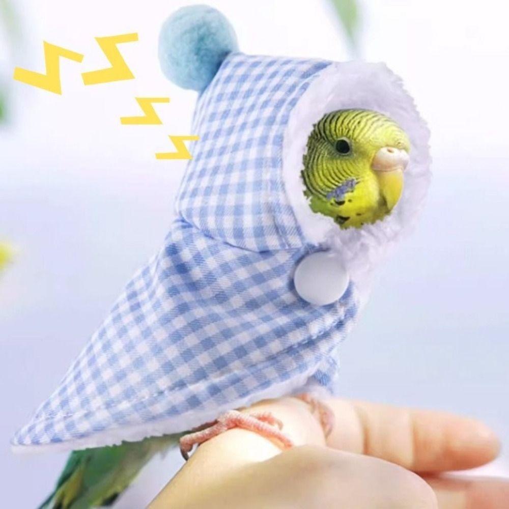 Windproof Pet Parrot Cape Thickened Bird Flight Suit Fashion Bird Jacket Coat Autumn Winter