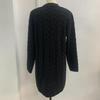 Women Stylish Autumn Winter Mid Length Relaxed Fit Cardigan Sweater Jacket Buttons Closure Streetwear Clothes