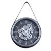 Rotating Circular Gear Art Wall Clock New Retro High-end Clock Antique Style Living Room Decoration Wall Clock