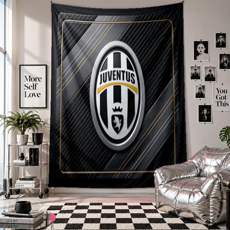 Juventus FC Wall Tapestry Home Decor Wall Hanging Cloth for Bedroom Living Room Background