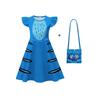 2026 New K-POP:Demon HuntersTiger Printed Girl Flying Sleeve Milk Silk Dress Festival Party Cosplay Costume
