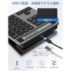 Bluetooth numeric keypad Type-C charging wired wireless calculator 2 1 slim 34-key external keyboard data input + calculation 2in1 compatible laptops