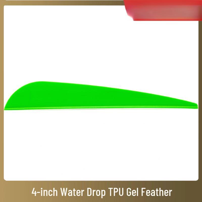 Streamlined Teardrop Archery Fletching Vanes