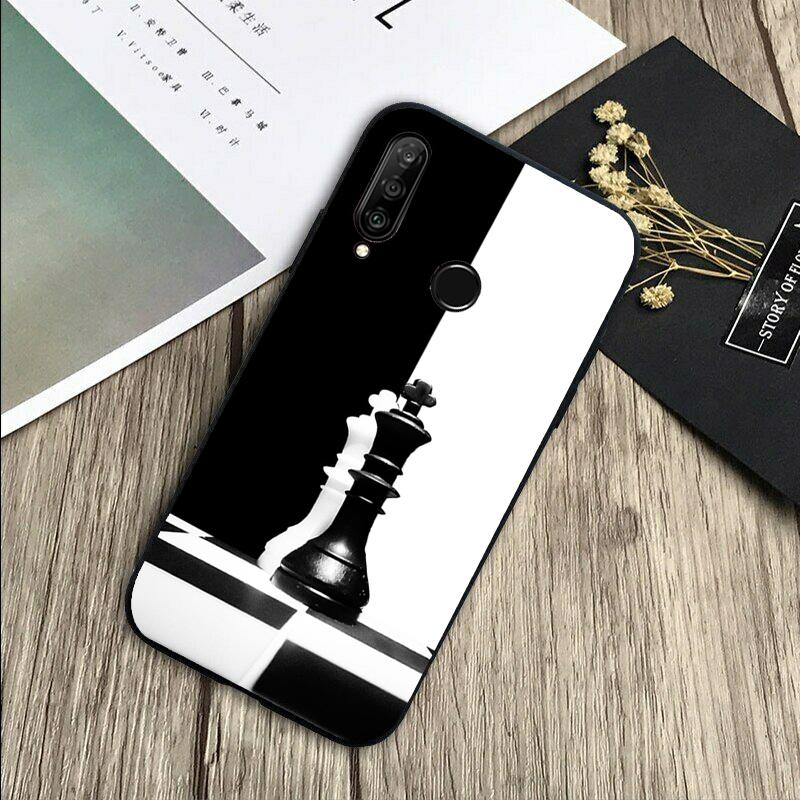 Chess Board For Huawei Nova 11 9 10 SE Y70 Y60 Y90 Y61 Y91 Y73 Y72 12i 11i 8i P30 P40 Lite P60 Pro Case