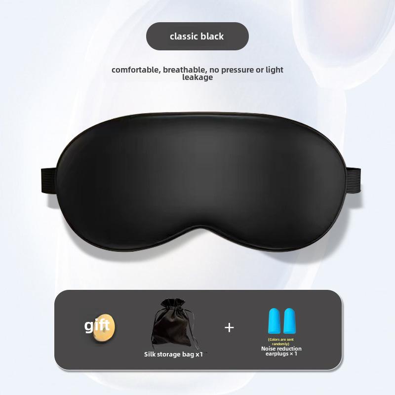 Masque pour les yeux en soie double face pour hommes et femmes: Options de blocage de la lumière et de compresses chaudes/froides pour le sommeil et la relaxation