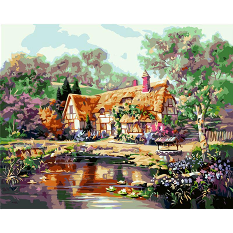 Diy 5d Diamond Painting Scenery City New Arrival Architecture Landscape Diamond Mosaic Sale Home Decor