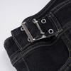 Women's 2026 Spring Retro Micro-Flare Black Jeans: Slimming, Body-Shaping, Low-Rise Long Pants