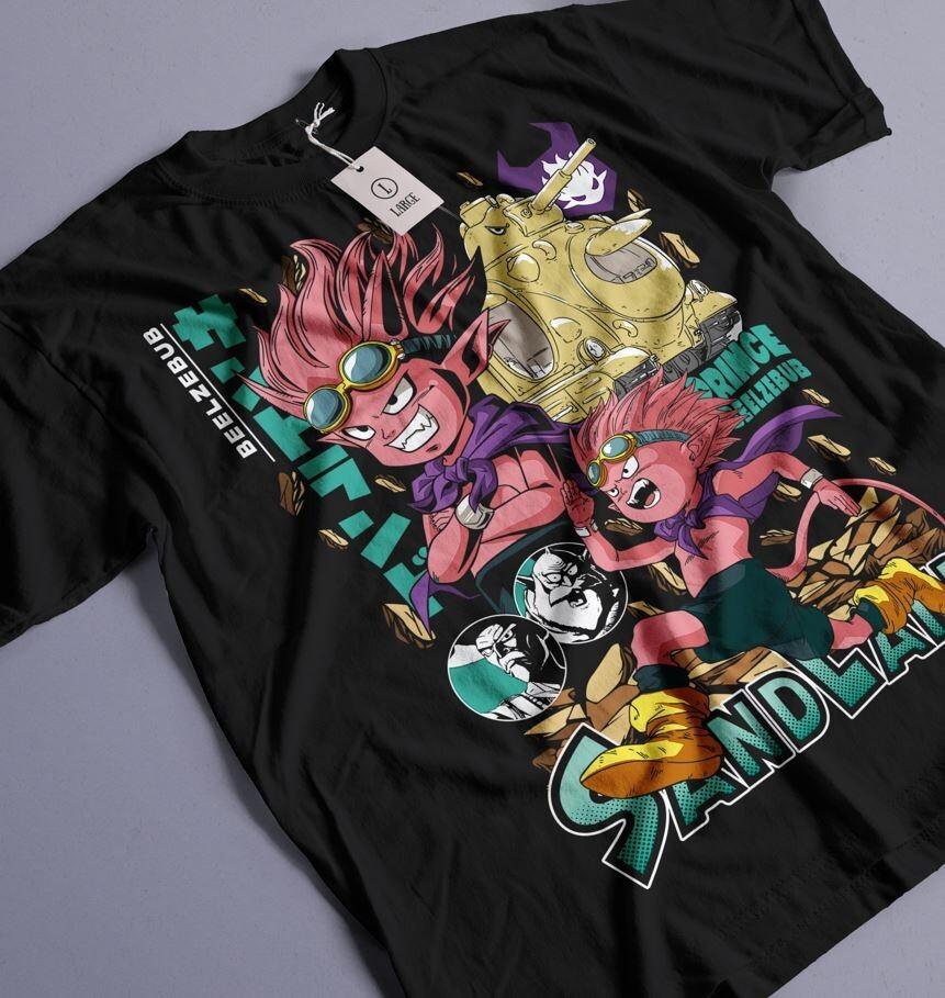 

Beelzebub Sanland -helltaker- Stickers shirts more S-5XL Made in USA T-Shirt XL