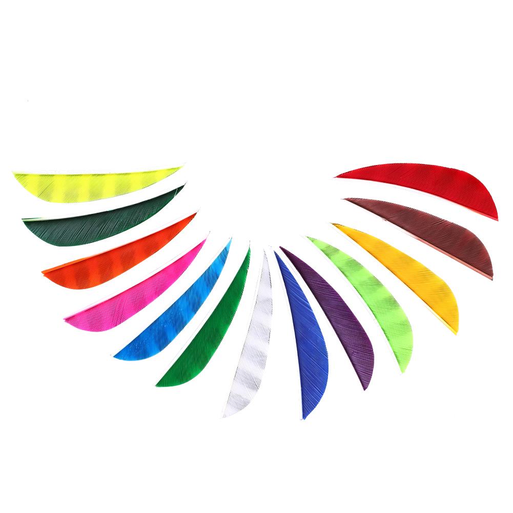 

13 шт 5 дюймів Стріли для стрільби з лука з пір ям з візерунком смуг DIY Аксесуари для полювання з луком