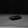 Oblique Flame Metal Cigarette Lighter - Trendy, Portable & Customizable Design for Men