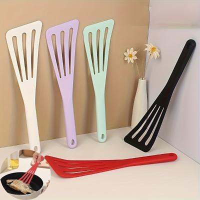 Potravinářské silikonové lžíce na rýži Nepřilnavý hrnec pro domácnost Lžíce na vaření Kuchyňské nástroje odolné proti vysokým teplotám