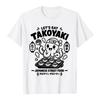 Herren Damen Lustiges Takoyaki Grafik T‑Shirt Japanisches Street Food Oktopus Cartoon Print Kurzarm T‑Shirts Lässige Streetwear Oberteile