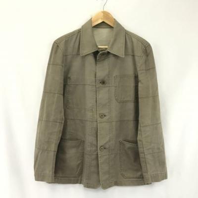 RUPERT DIFFERENCE Military Style Cotton Blouson Outerwear Jacket Men M Beige Khaki(USED)