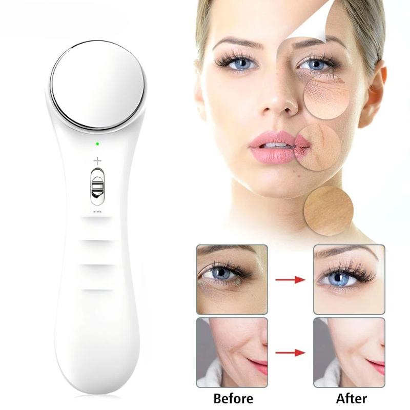 Elektrische Frau Anti-Falten Aufhellung Ionen Gesichtsmassagegerät Hautpflege Gesichtsreiniger Schönheit Elektronische Iontophorese Hautpflegewerkzeug