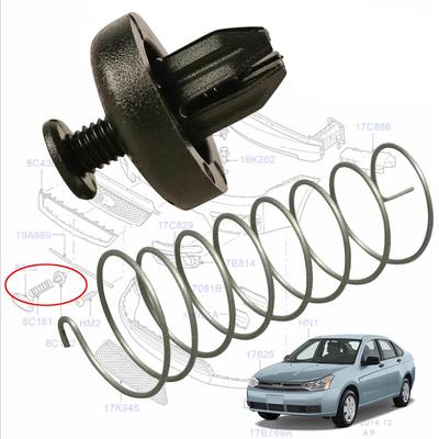Montare emblemă pentru Ford Focus Mk2 C-Max Kuga Transit Connect Mondeo Grilă centrală față Oval Reparare insignă Spring Clips Reținere