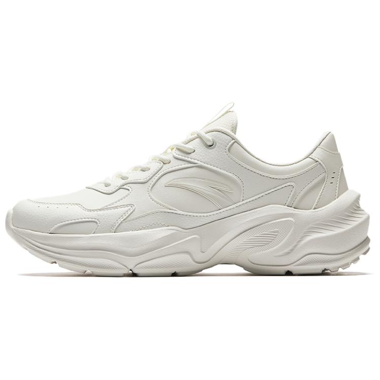 Anta Little Millennium Trendy Comfortable Wear-Resistant Breathable Low-Top Casual Shoes Men Casual Shoes Ivory-White 912538826-8