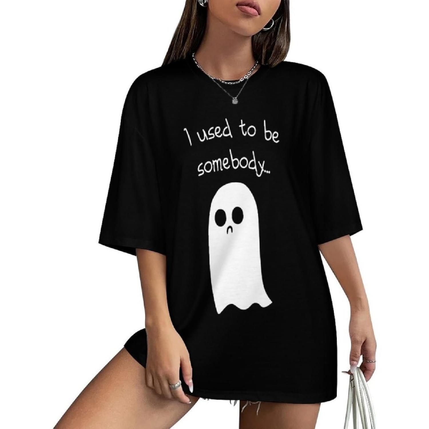 AYANILI Womens&Men s Crew Neck Tee Shirt Ghost Moonlight Band Ladies Tops Street Style Unisex XXXXXL разноцветный