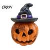 Indoor Outdoor Holiday Ornaments Halloween Resin Ornament, Ghost Owl Pumpkin Shape Figurine, 3D Decorations Decoration, for And Tabletop Decor Guitar