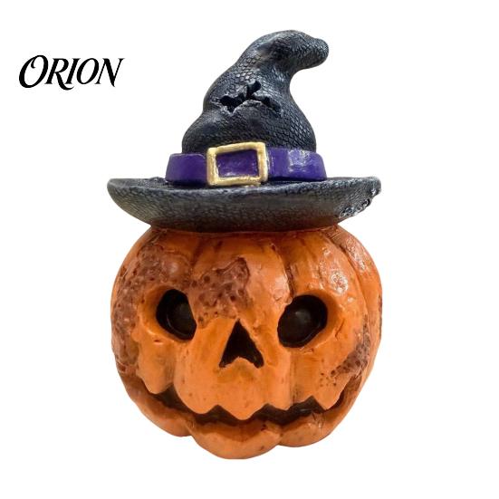 Indoor Outdoor Holiday Ornaments Halloween Resin Ornament, Ghost Owl Pumpkin Shape Figurine, 3D Decorations Decoration, for And Tabletop Decor Guitar
