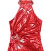 Sleeveless High Slit Solid Color Press Drill Dress Fashion Evening Gown Women's Long Dress Women's Dress