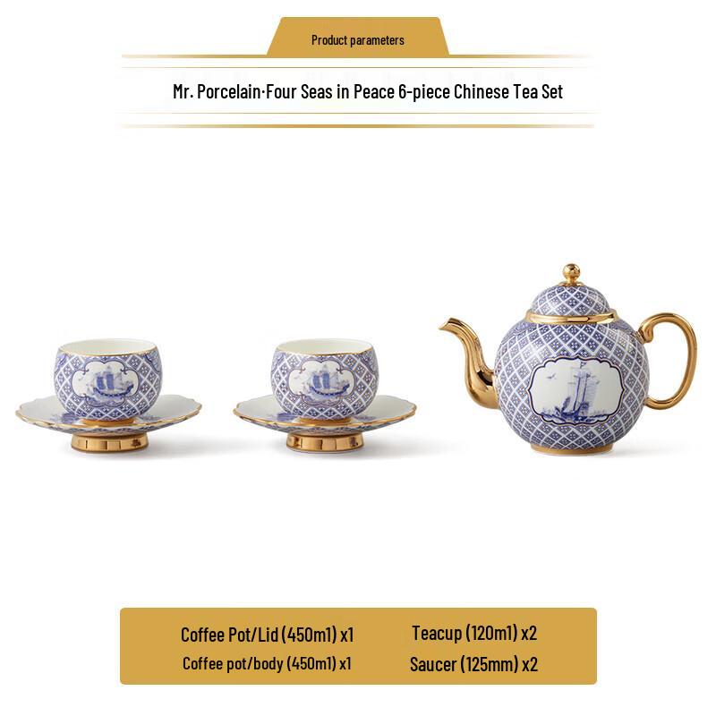Yongfengyuan Mr. Porcelain Chinese Tea Set