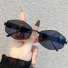 Diamond-Shaped Polygon Sunglasses for Women - Trendy UV Protection, Small Frame