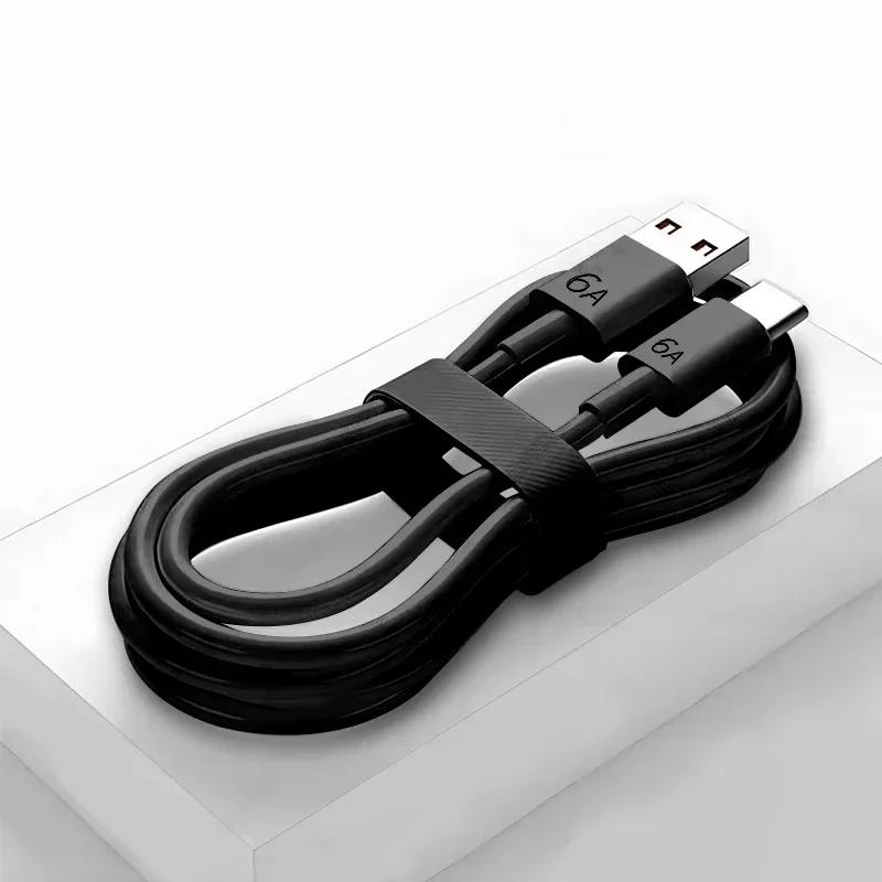 Новое USB-зарядное устройство 6A 100W Кабель Type C Для iPhone Xiaomi Poco Samsung Huawei Дата-кабель Быстрая зарядка Телефона USB-кабель Аксессуары 1m