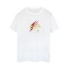 DC Comics Womens/Ladies The Flash Lightning Logo Cotton Boyfriend T-Shirt