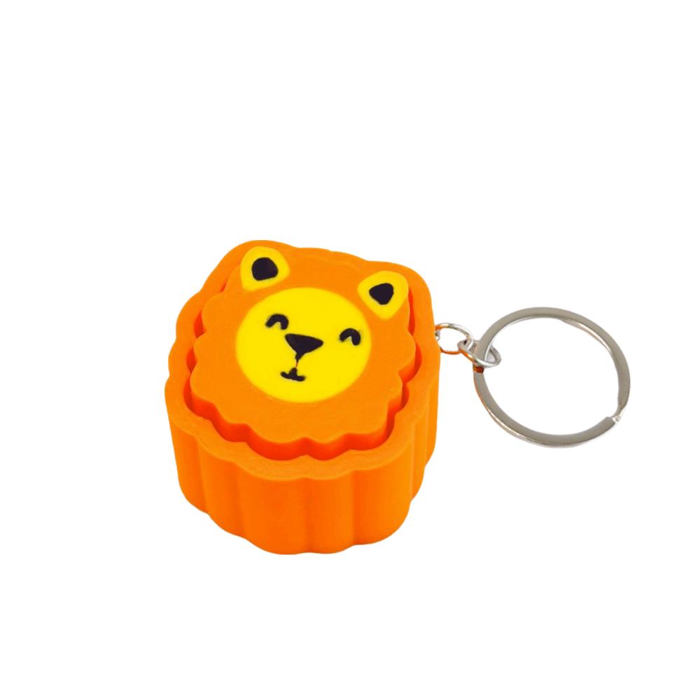 

New Cute Animal Shape Keychain PLA Dog Press Keyboard Keyring Dinosaur Stress Relief Bag Accessories Gift львиный