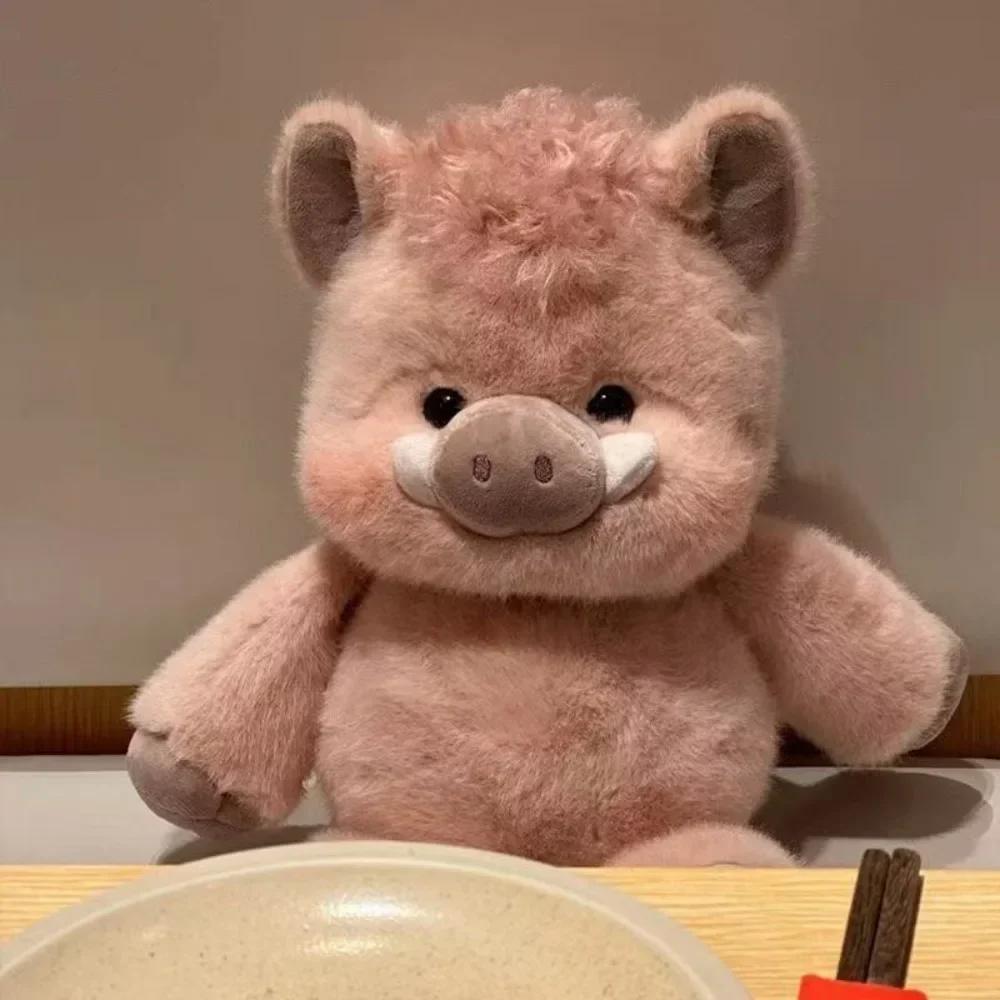 Creative Gift Soft Pig Stuffed Animal Plush Pillow Emotional Support Cute Plush Toy 17.7inch Stuffed Animals Plush