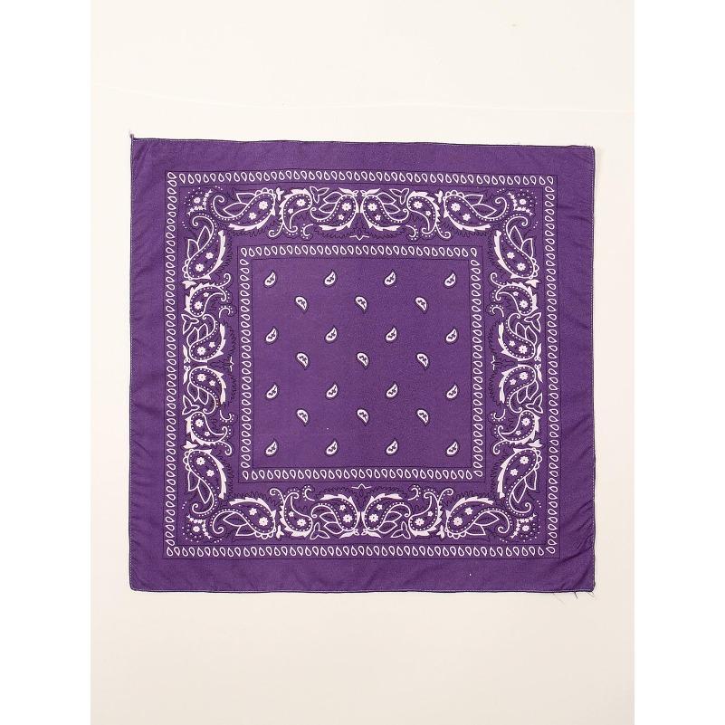 54cm*54cm Fashion Cotton Hip Hop Head Scarf Paisley Square Scarves Headwear Bandanna Hair Band Neck Wrist Wrap Band Accessories