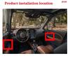 Car Four Door Switch Decorative Frame Black For Subaru Forester 2025-2026