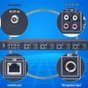 Rack-mounted Network Audio Broadcast Decoder with Fire Alarm Signal Access (CN version)