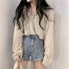 Women's Knitted Sweater Top Women's Spring and Autumn New Loose Lazy Style, Long-sleeved Sweater Tide