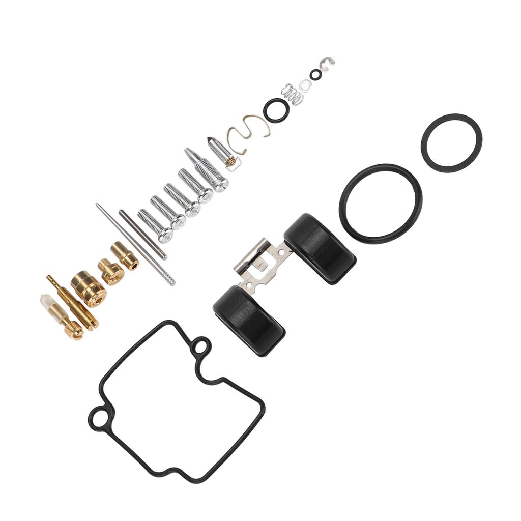 23pcs Motorcycle Carburetor Repair Kit Rubber Metal Replacement for YM Motorcycle YBR125 JYM125