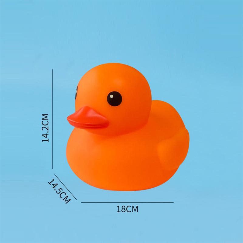 5 Inches Large Rubber Ducks Bulk Large Duck Toy Squeak Rubber Duckie Floating Bath Toy Duck For Birthday Party Decoration Gift
