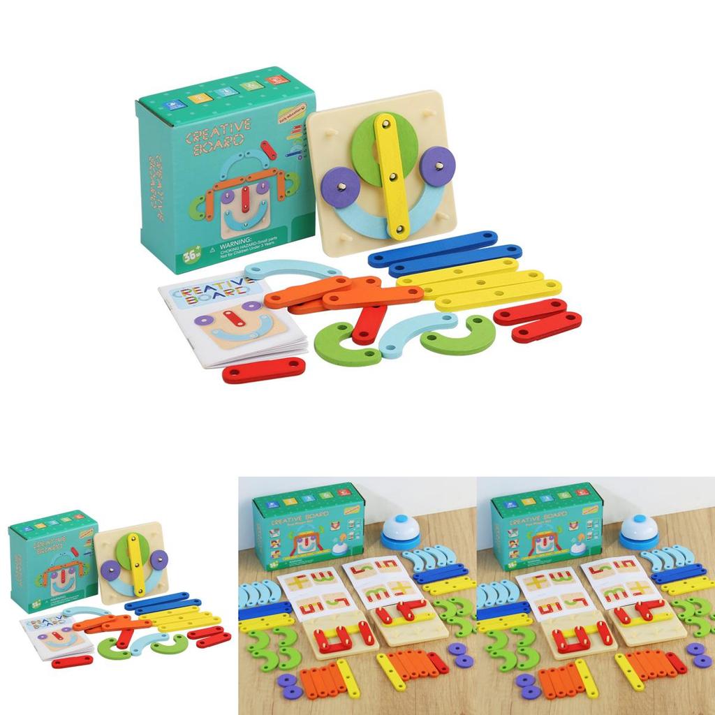 Wooden Geometric Shape Puzzle For Kids Educational Gift Toy
