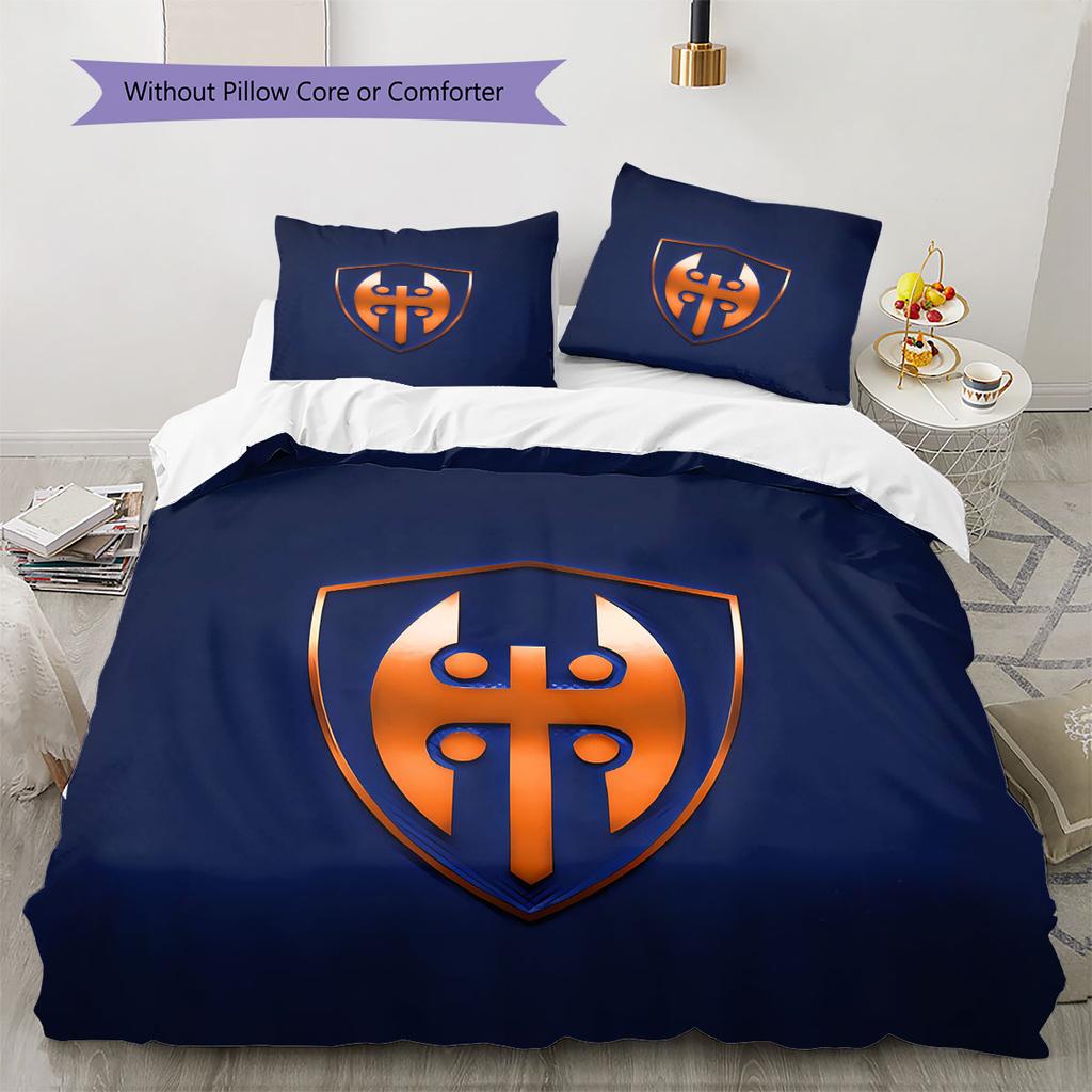 Tappara Pattern Bedding Quilt Set Quilt Cover Pillowcase Home Decoration Birthday Gift (1 * duvet cover + 2 * pillowcase, without core)