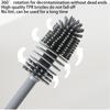 Silicone Cup Brush Milk Bottle Cleaning Brush Long Handle Water Bottles Cleaner Glass Cup Cleaning Brush Kitchen Cleaning Tools