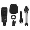 Condenser Microphone Kit Set Computer Desktop USB Reverb Cardioid Capacitor for Live Home Games
