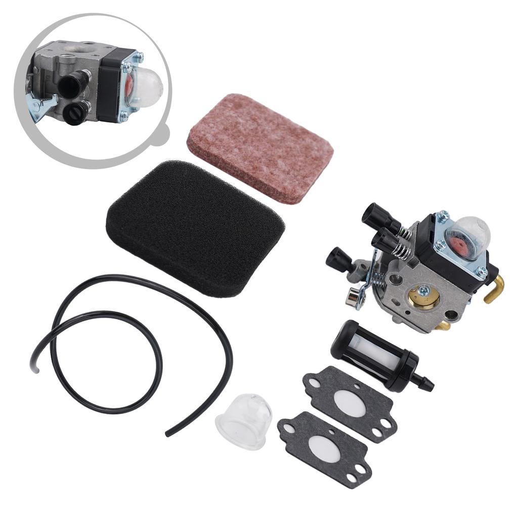 Reliable Replacement Carburetor Kit Fits a Range of Trimmer Models like HT75 Providing Installation Essentials in One Package