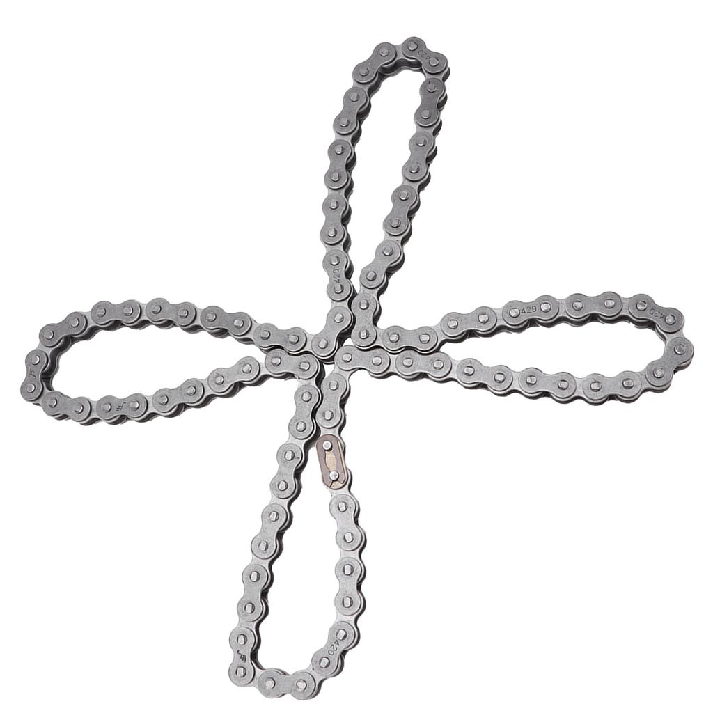 420 Rear Drive Chain 90Links Replacement for Coleman 196cc Ct200u Ct200uEx Bt200x Mini Bike