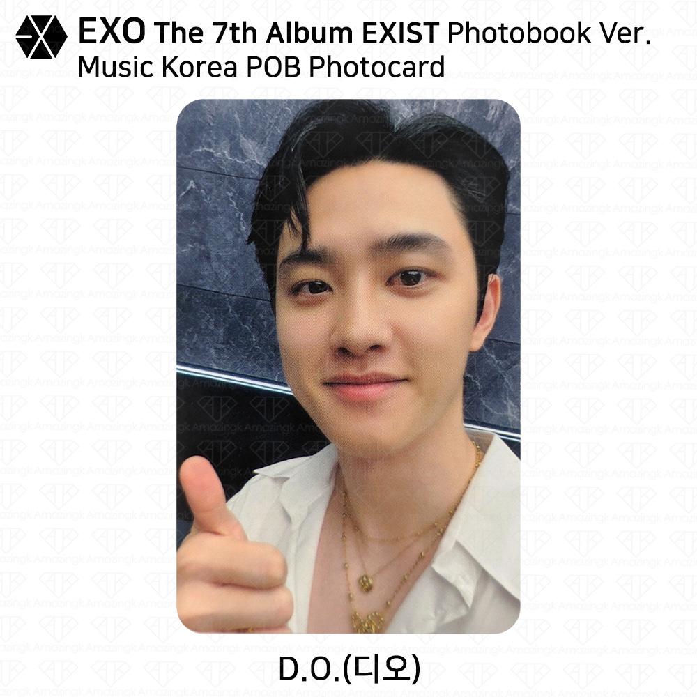 

EXO: 7-й альбом EXIST POB Фотокарта Apple Music Soundwave Makestar Ktown4u D.O. - Music Korea