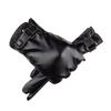 Windproof Men's PU Leather Gloves Keep Warm Motorcycle Full Finger Mittens  Outdooor