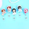 ID Name Card Badge Reel Clips Badge Holder Clip Office Supplies Card Holder Clip Name Card Holder