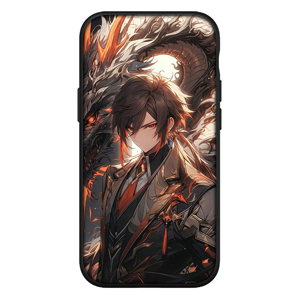 For Samsung Galaxy S24 S23 iPhone 16 15 14 Xiaomi Redmi Note 13 12 11 10 8 Plus 9 Pro Max X XR A16 Phone Case Genshin Impact Poster OPPO Huawei Cover
