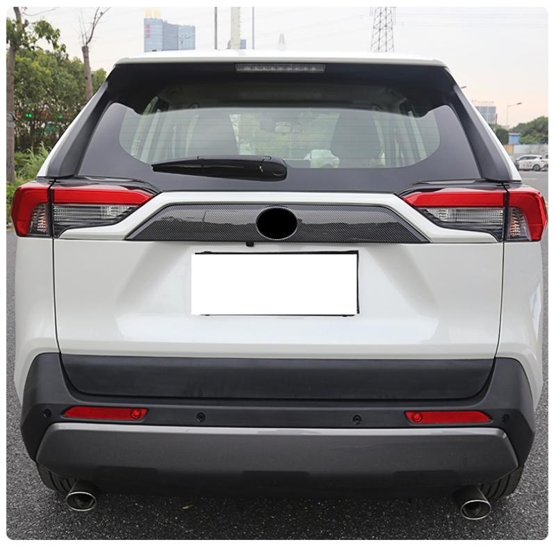 For Toyota RAV4 RAV 4 XA50 - ABS Trunk Tailgate  Anti-Scratch Patch Cover Rear Door License Decorative Bright Strip
