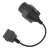 OBD II Adapterkabel 20-stift till OBD2-kontakt Rund Diagnostisk Skannerverktygskabel