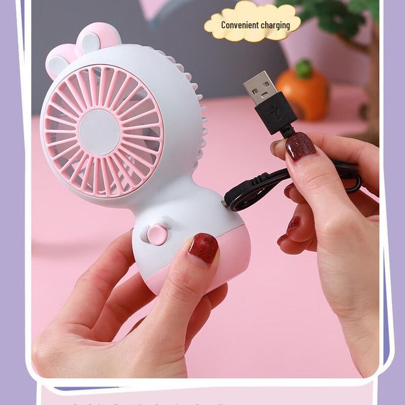 LISEN Portable USB Charging Mini Desk Fan