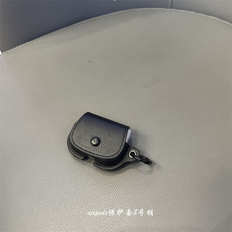 Minimalist Retro Leather Earphone Case for Apple Wireless Bluetooth AirPods Pro1 Generation 2 Generation 3 Generation Protective Case Buggy Bag